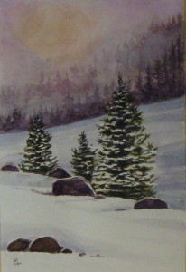 Snow scene